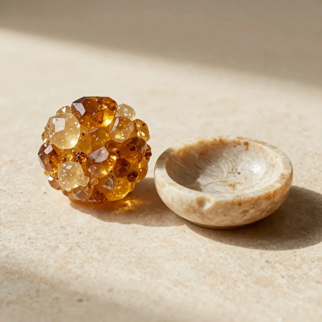 Amber Resin & Soapstone Incense Set